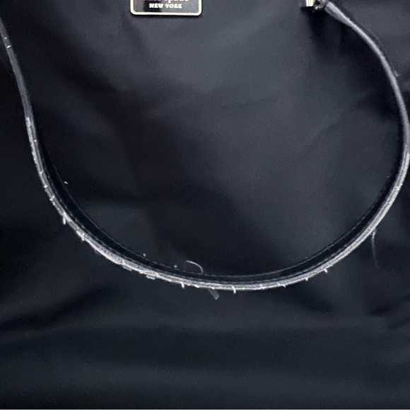 Kate Spade Black Nylon Diaper Tote Bag Large Travel Work Carryall - Picture 9 of 14